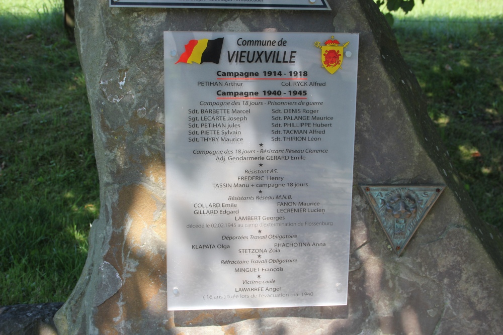 Oorlogsmonument Vieuxville #3