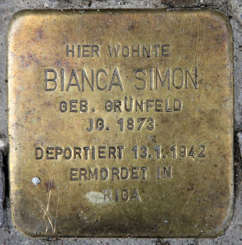 Stolpersteine Mommsenstrae 58 #1