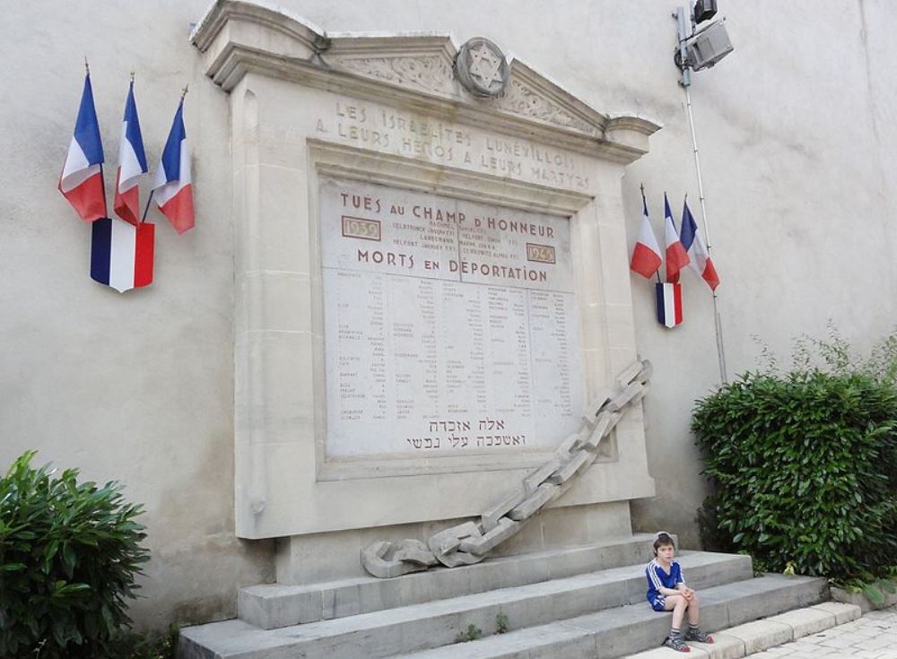 Joods Monument Lunéville #1