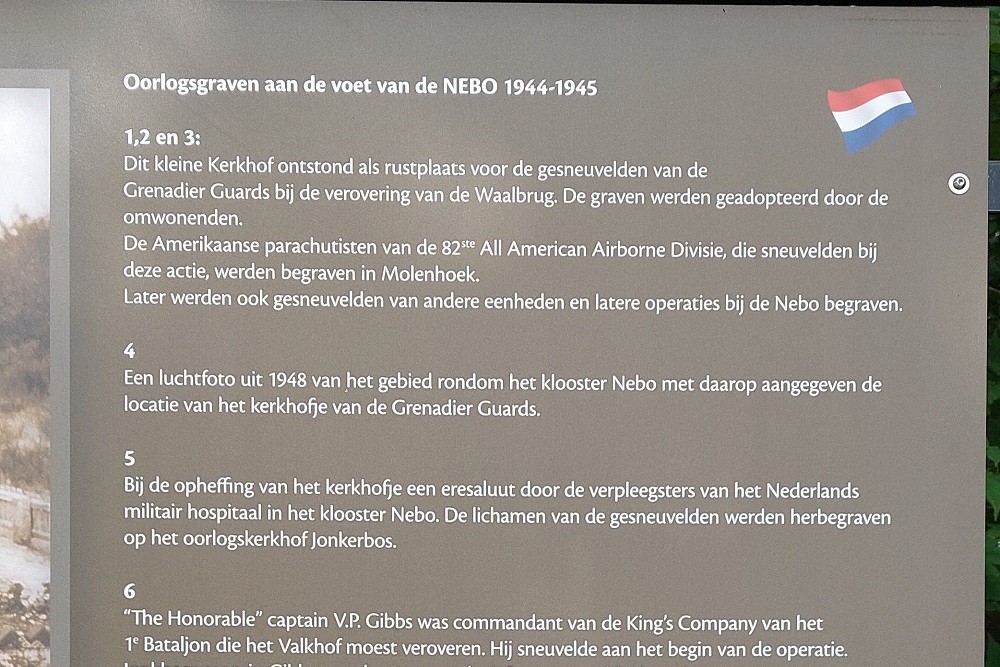 Informatiebord Oorlogsgraven Bij NEBO 1944-1945 #2