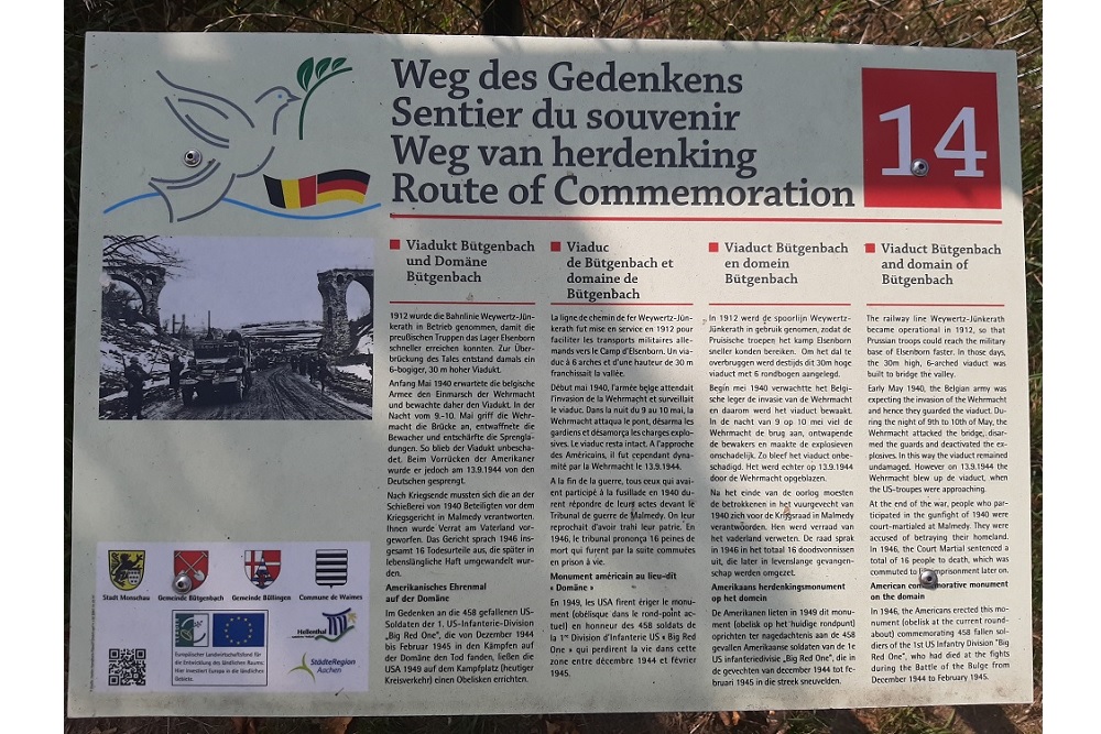 Route of Commemoration No.14: Viaduct Bütgenbach #2