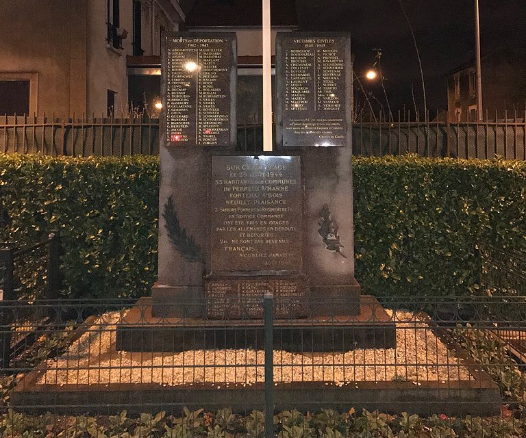 Memorial Civilian Casualties and Deported Residents Le Perreux-sur-Marne