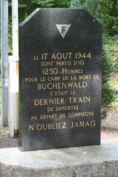 Memorial Last Deportation Train #3