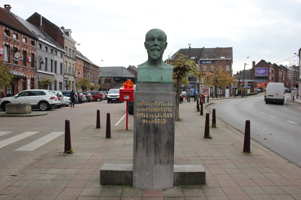 Buste Emile de Lalieux de la Rocq Gedeporteerde Nivelles