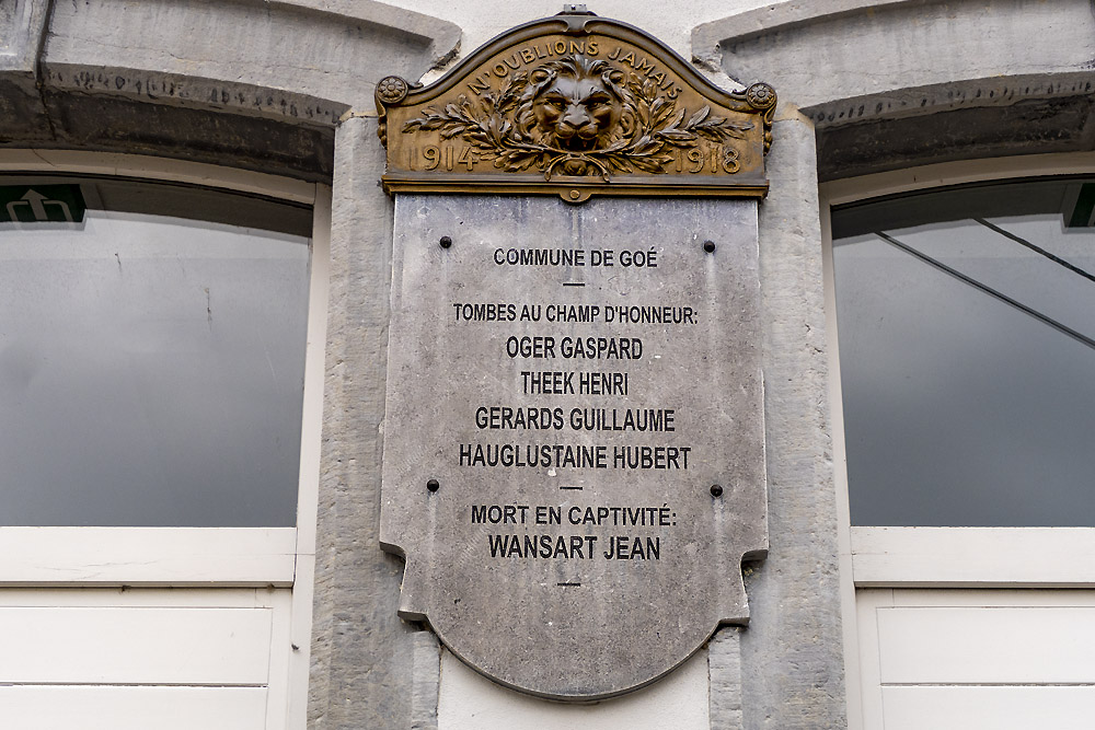 Memorial First World War Goé #2