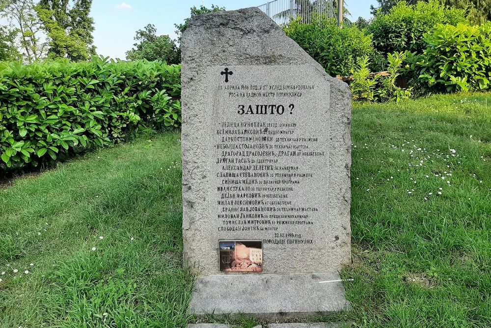 Monument NAVO-Bombardement op Hoofdkantoor Televisie en Radio #2