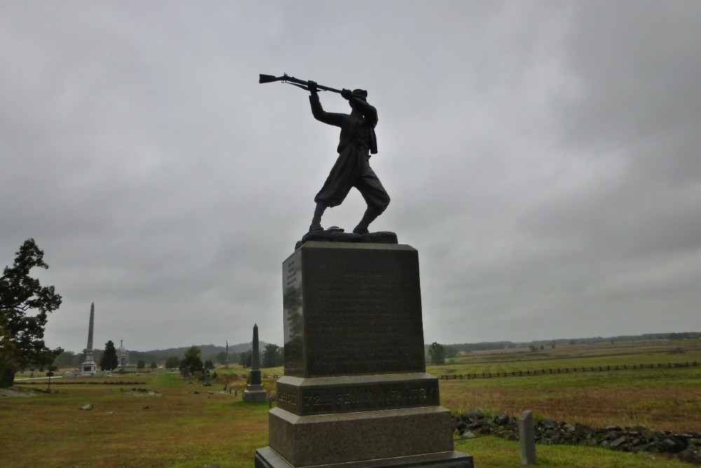 72nd Pennsylvania Volunteer Infantry Regiment Monument #3