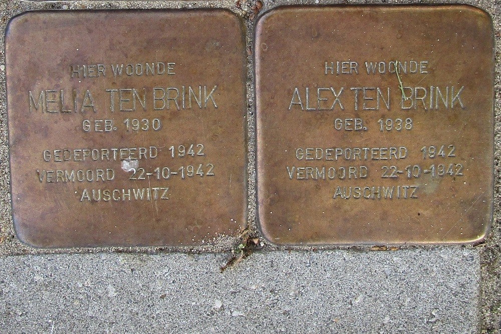 Stolpersteine Sluiskade NZ 140 #3