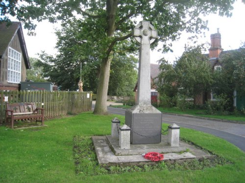 War Memorial Monks Kirby and Stratton-under-Fosse