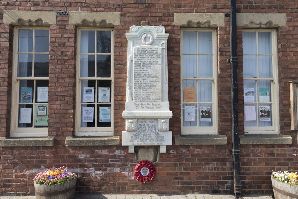 War Memorial Frosterley