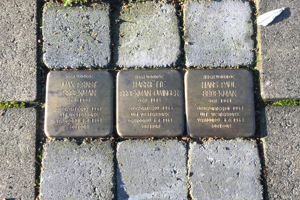 Stolpersteine Siriusstraat 41