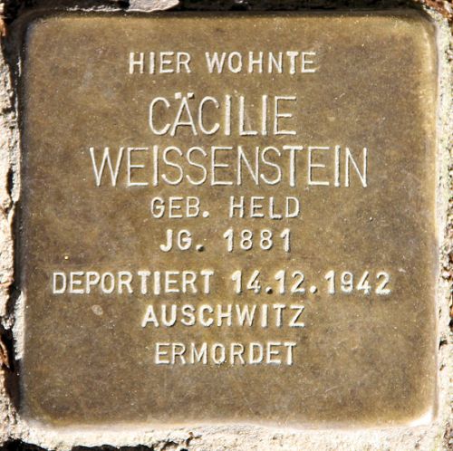 Stolperstein Sybelstrae 12 #1