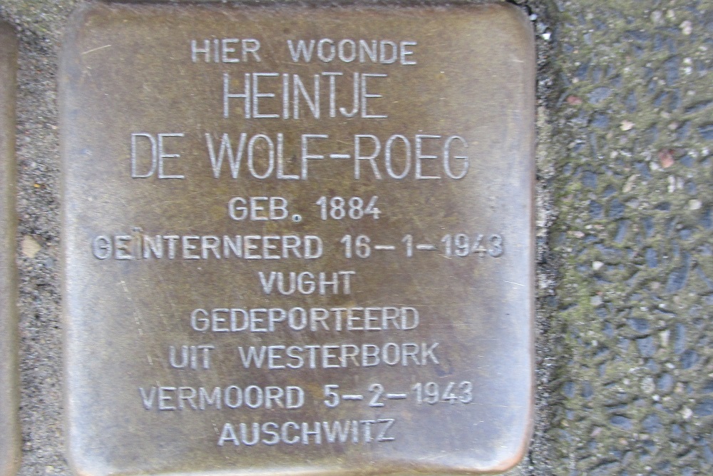 Stolpersteine Valkenburgerstraat 75 #3