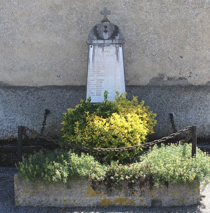 Oorlogsmonument Bourg-de-Bigorre #1