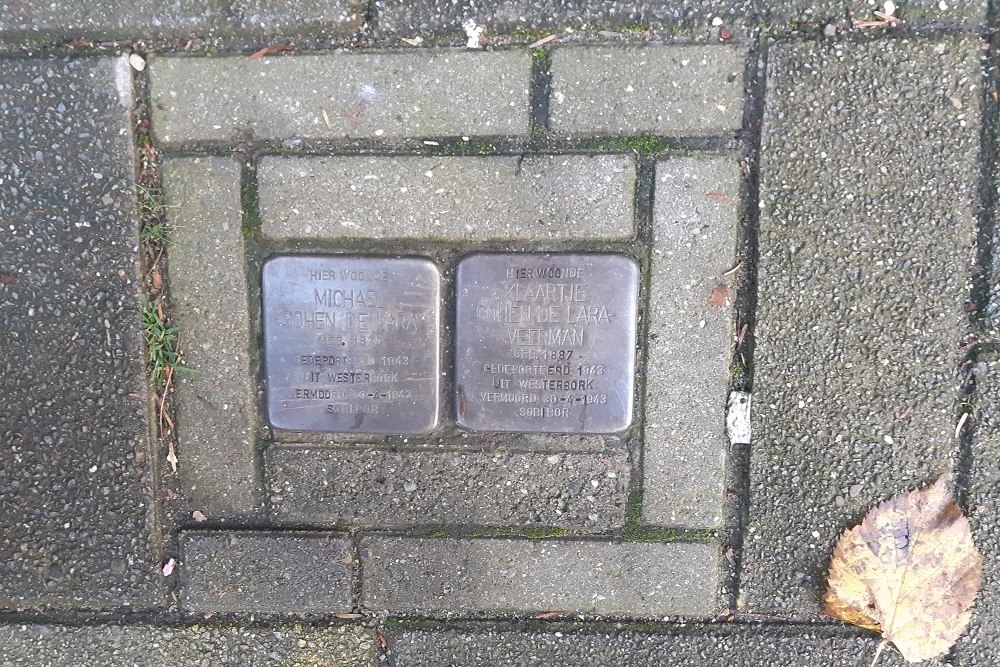 Stolpersteine Plantage Parklaan 2-huis #3