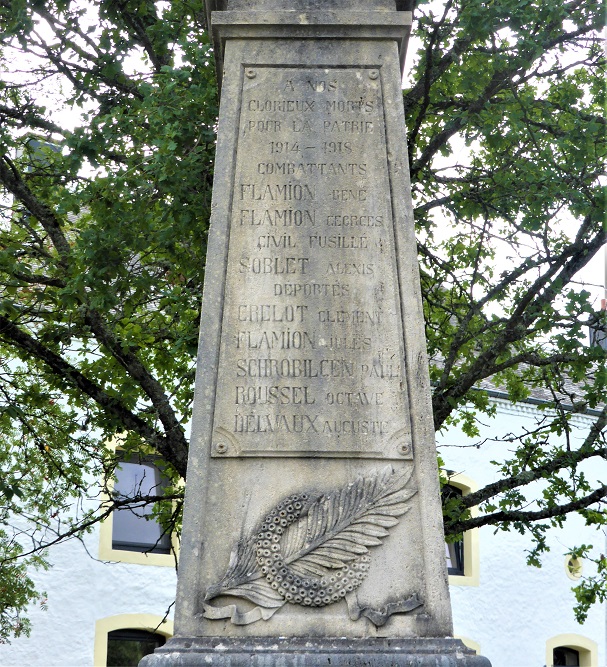 Oorlogsmonument Chantemelle #2