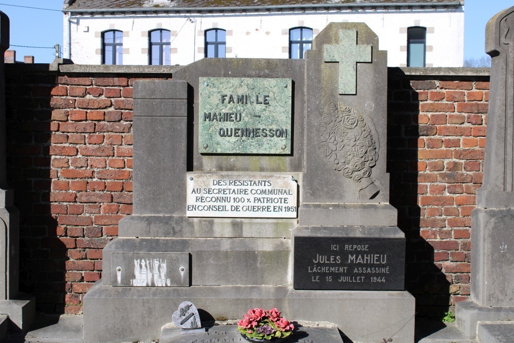 Belgische Oorlogsgraven Neufmaison	