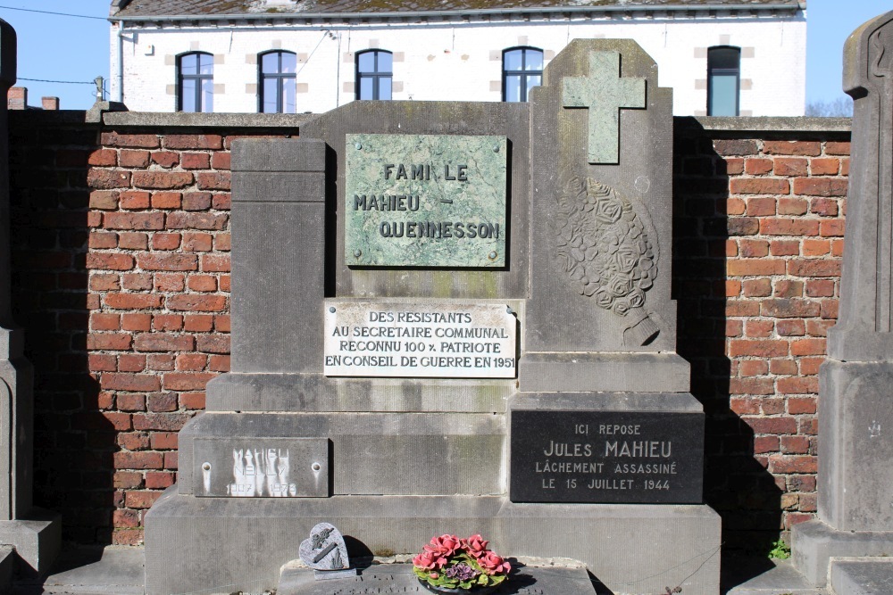Belgische Oorlogsgraven Neufmaison	 #1