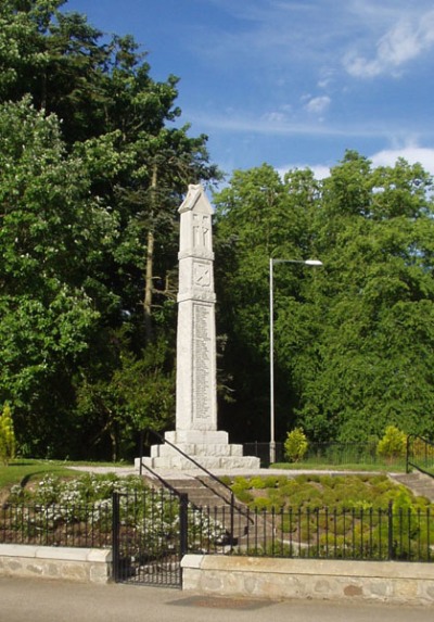 Oorlogsmonument Kemnay #1