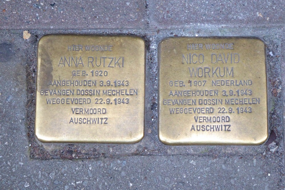 Stolpersteine Lange Leemstraat 144 #1