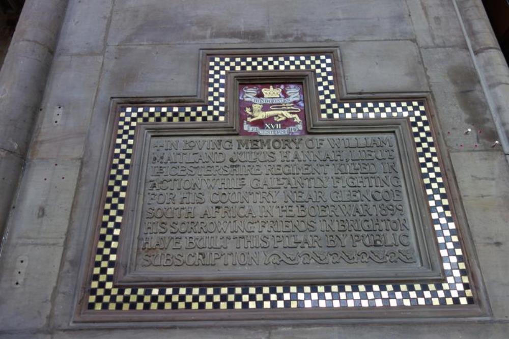 Monument Lieut. William Maitland Julius Hannah