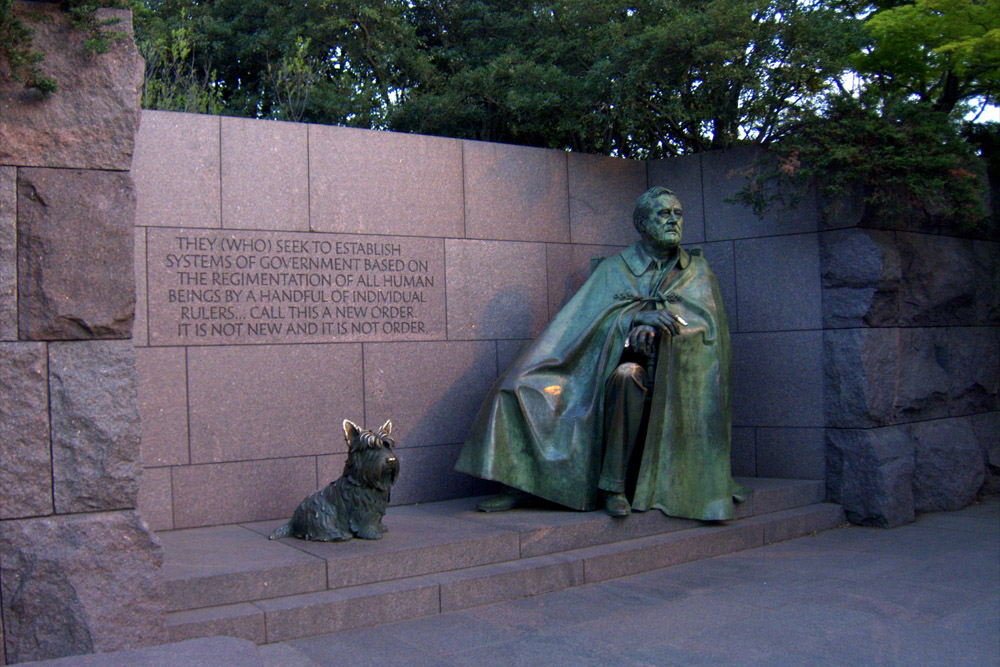 Monument President Franklin Delano Roosevelt