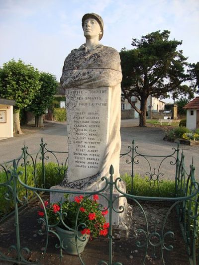 Oorlogsmonument Lahitte-Toupire