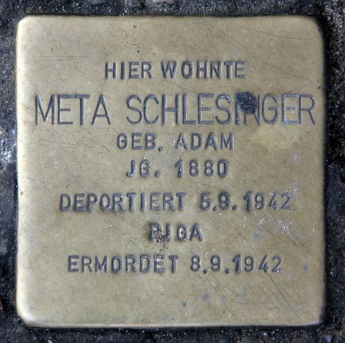 Stolpersteine Karl-Marx-Strae 118