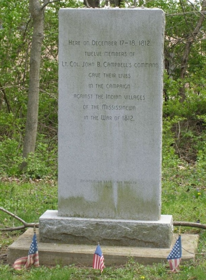 Monument Slag van de Mississinewa #1