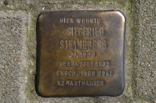 Stumbling Stone Friedenstrae 18