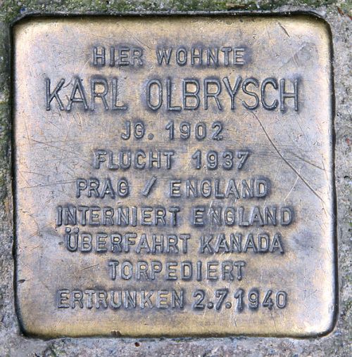 Stolperstein Goltzstraße 13 #1