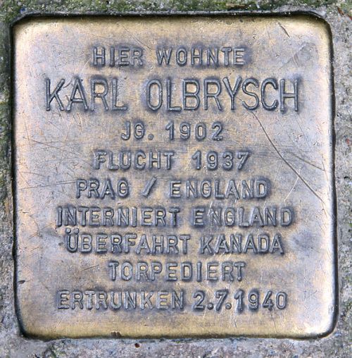 Stolperstein Goltzstrae 13 #1