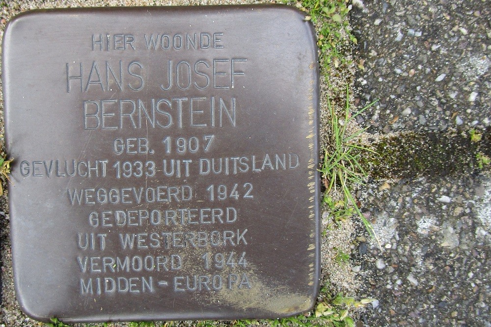 Stolpersteine Wilhelmina Druckerstraat 10 (voorheen Emmastraat 28) #4