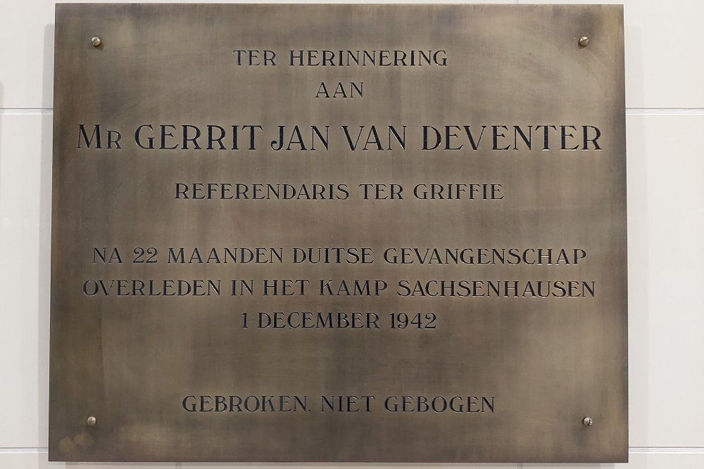 Plaque Provincial House Utrecht #1