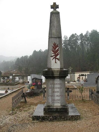 Oorlogsmonument Saint-Genest-de-Beauzon #1