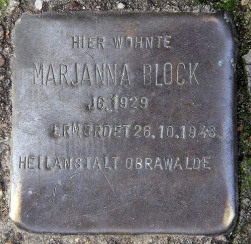 Stolperstein Khleweinstrae 69 #1