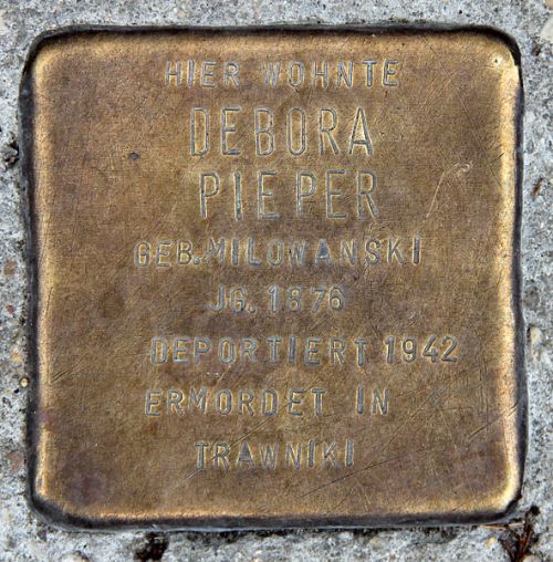 Stolperstein Marchlewskistrae 20 #1