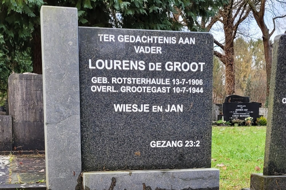 Nederlandse Oorlogsgraven Gemeentelijke Begraafplaats Borger #2
