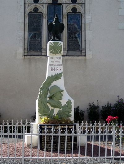 Oorlogsmonument Dun-le-Poëlier #1