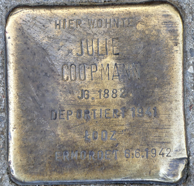 Stolperstein Düsseldorfer Straße 76