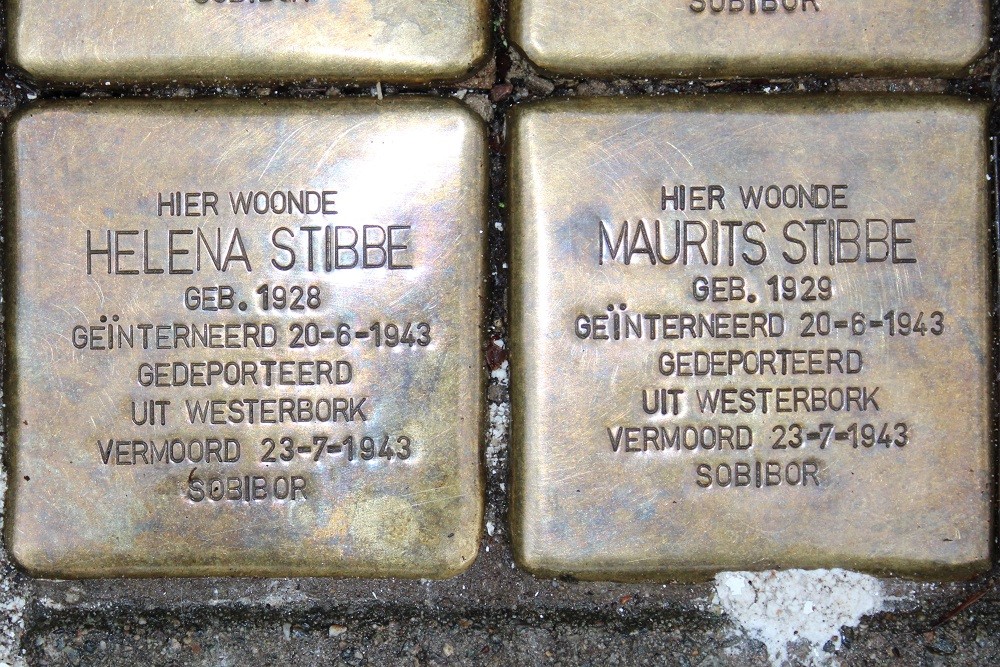 Stolpersteine Burmanstraat 36 #3