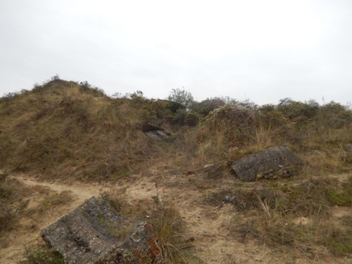Stützpunkt Anna - Remains Franz. Unterstand
