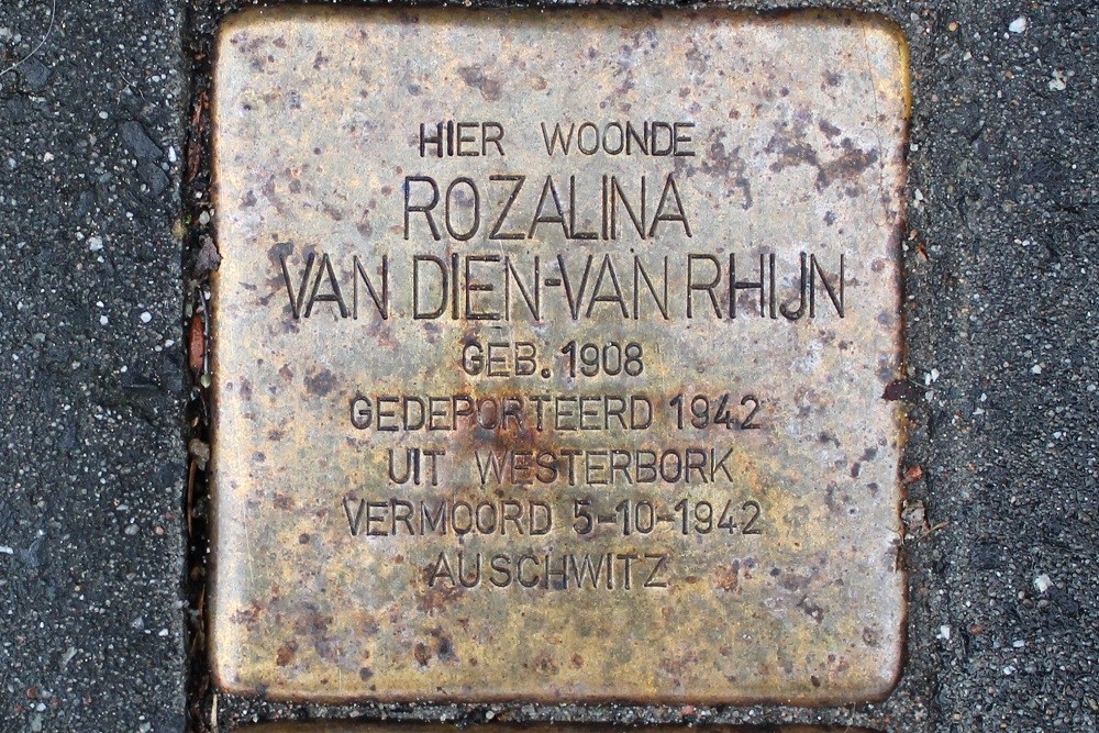 Stolpersteine Zaalbergstraat 15A #3