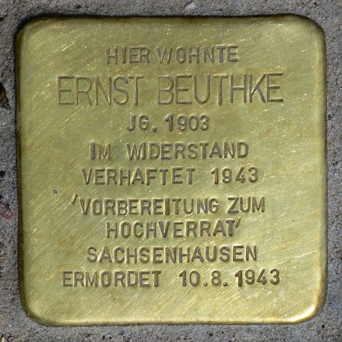 Stolpersteine Quäkerstraße 28 #3