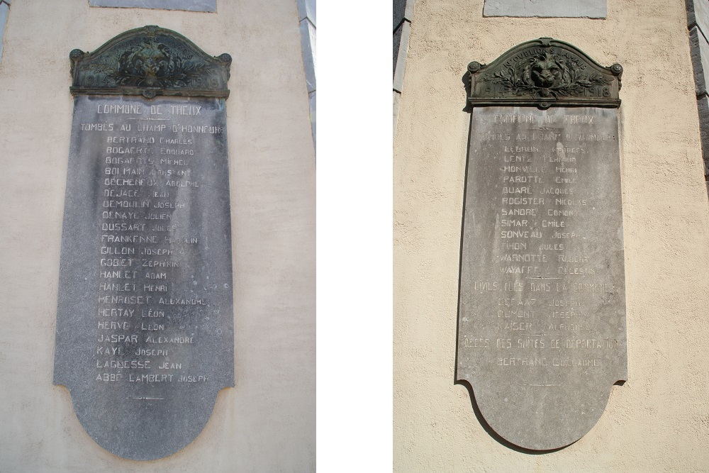 Oorlogsmonument Stadhuis Theux #2