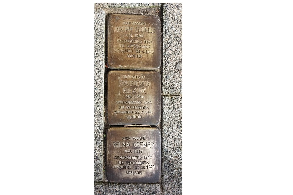 Stolpersteine Banierstraat 39c #6