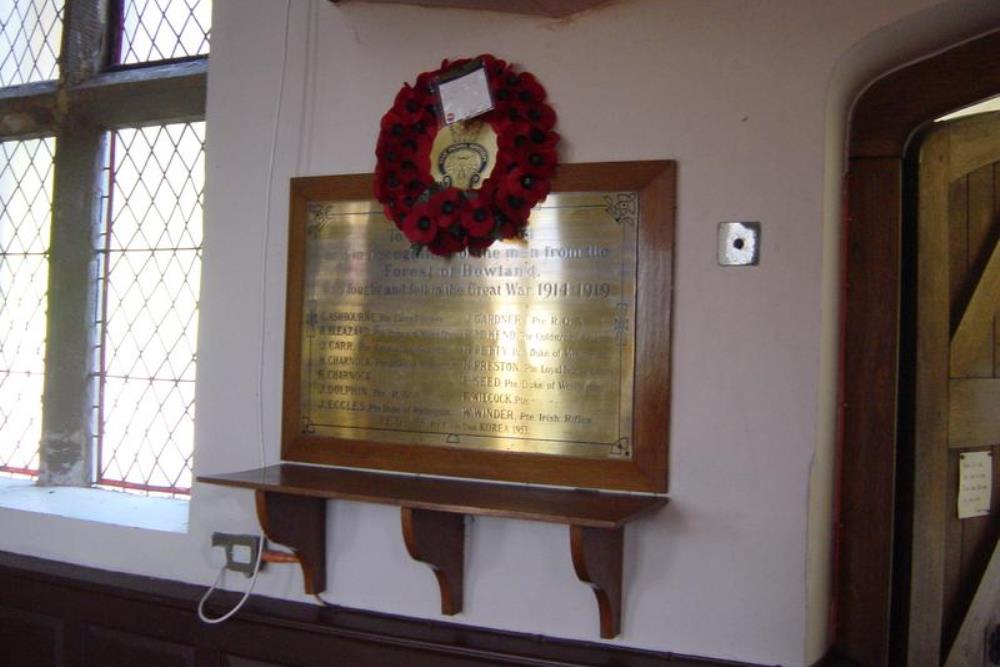 War Memorial Forest of Bowland