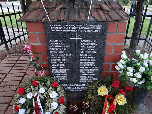 Monument Wawrzyszew Bloedbad