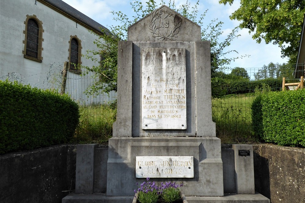 Oorlogsmonument Geheim Leger Vlessart