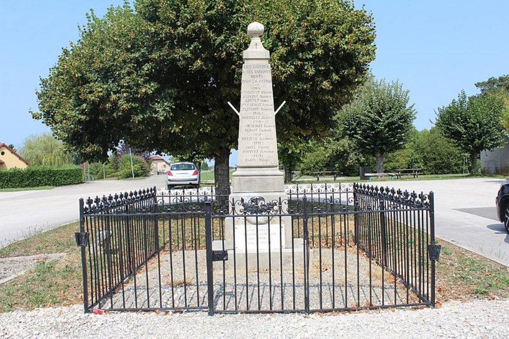 Oorlogsmonument Les Arsures